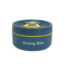 可堆叠保温午餐盒，带午餐袋，另附3个防漏便当盒，适合成人、旅行、办公使用。 - 彩色 - 查看 10