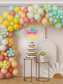 1PC Đèn Neon LED Sweet 16 Đa Màu Trang Trí, Phong Cách Sinh Nhật Ngọt Ngào, Cấp Nguồn USB Có Công Tắc Điều Chỉnh Độ Sáng, Lý Tưởng Cho Phòng Ngủ, Phòng Khách, Sinh Nhật, Tiệc & Trang Trí Nhà Hàng, Quà Sinh Nhật Hoàn Hảo Cho Thiếu Nữ & Lễ Kỷ Niệm Sinh Nhật - ánh sáng đa sắc - Xem 8