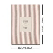 1幅装裱/未装裱“主保佑你”基督教语录帆布海报，粉色条纹数字6、24、26，圣经经文墙面艺术印刷品，简约少女风房间装饰，宗教画，适用于公寓、客厅、卧室、现代家居装饰 - A - 查看 10