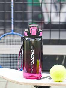 1件 950ml/30oz 或 700ml/24oz 漸層吸管水壺，大容量刻度運動水壺，附編織提把，返校季 - 彩色 - 查看 14