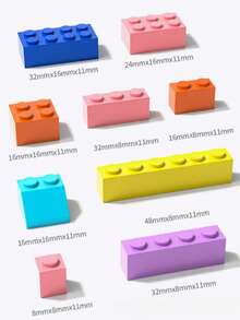 500PCS Adult-Friendly Small Loose Building Blocks Modular DIY Puzzle - Multicolor - View 3