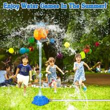 Helicopter Water Sprinkler Toy For Kids, Summer Outdoor Backyard Water Play, Flying Sprinkler With Adjustable Height, Easy To Install, Fun Family Water Game For Boys And Girls Halloween & Christmas Gift - Multicolor - View 5