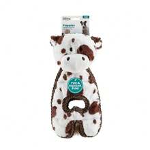 Outward Hound By Charming Pet Cuddle Tugs Cow Pl 11ush Squeaky Dog Toy - 拖牛1計數 - 查看 10