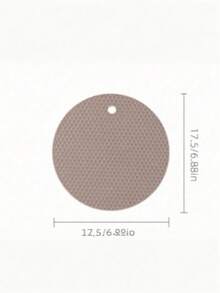 4/1pc Honeycomb Silicone Placemat/Trivet/Non-Slip Mat, Washable, Heat Resistant - Multicolor - View 4