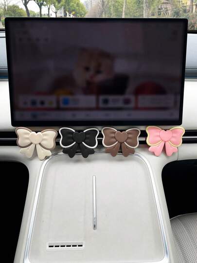 Decoración creativa de pajarita para rejilla de ventilación del coche, clip decorativo innovador para rejilla de aire acondicionado del coche, accesorios de interior del coche para mujeres