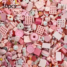 30 Món Đồ Trang Trí Slime Hình Trái Tim, Đồ Thủ Công Tự Làm từ Nhựa Resin, Bộ Làm Trang Sức, Hạt Nhựa Resin Dẹt, Nguyên Liệu Làm Slime, Dùng Cho Thủ Công Làm Sổ Lưu Niệm, Trang Trí Móng Tay, Đá Trang Trí Móng Tay, Vật Tư Làm Móng - Nhiều màu - Xem 5