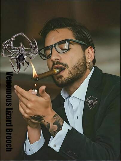 1 chiếc ghim cài áo hình bọ cạp sáng tạo, thiết kế độc đáo, phụ kiện thời trang cho bộ vest.