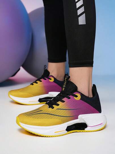 1 đôi giày thể thao thường ngày unisex, giày cầu lông chuyên nghiệp thoáng khí, nhẹ, có lưới, giày bóng chuyền, bóng rổ giảm sốc, giày thể thao chạy bộ ngoài trời dành cho thanh thiếu niên.