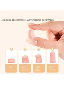 Bộ 10/24/60/120 nút bịt tai bằng polyurethane có khả năng đàn hồi chậm và cách âm tốt, lý tưởng để bảo vệ thính giác, khi ngủ và trong các sự kiện ồn ào. - A - Xem 3