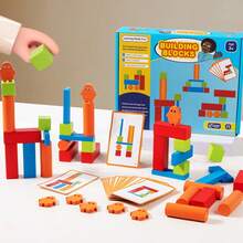 Juego de equilibrio y apilamiento de bloques de construcción de pingüinos para desarrollar el pensamiento lógico, juguete educativo interactivo para padres e hijos - Multicolor - Ver 11
