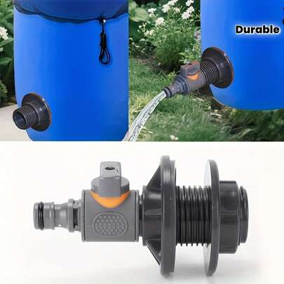 1 Set Of 1/2 Inch - DN15 External Thread Fittings, Suitable For Irrigation/Water Storage Tanks, Rain Barrels Faucets