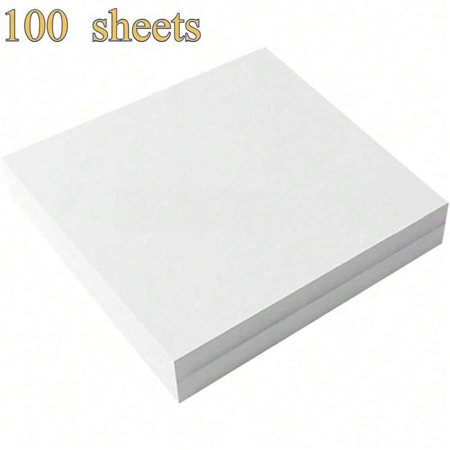 100片 8"X8" / 10"X12" 预裁中等重量绣花衬布，适用于机绣和手缝，适配 4"X4" 和 6"X6" 绣框 - A - 查看 1