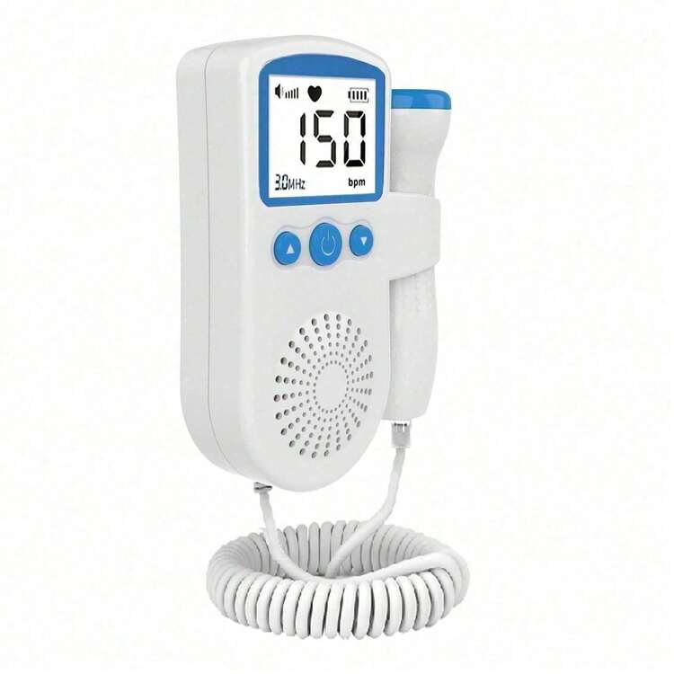Mother's Day Gift Fetal Heart Rate Monitor Home Fetal Monitor Pregnant Women Fetal Movement Monitor Home Fetal Heart Rate Detector - Xanh dương 501 - Xem 7