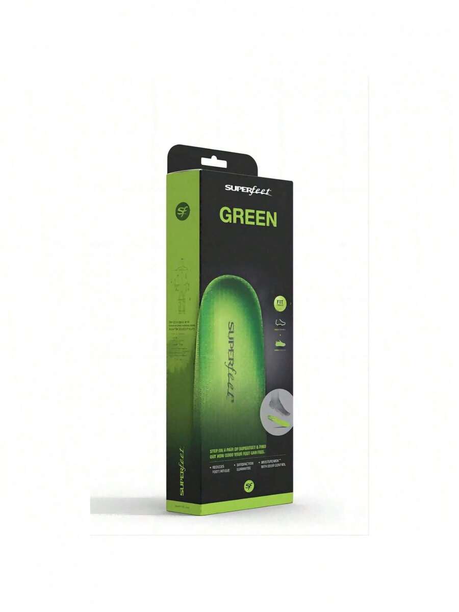 Superfeet All-Purpose(Green) -Shoe Inserts - Professional Grade - Men 11.5-13 / Women 12.5-14 - View 1