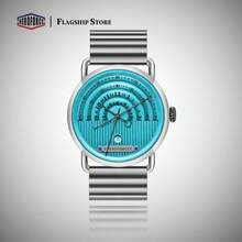 Đồng hồ nam công sở, chất liệu thép không gỉ, chống nước, khóa cài ẩn, hiển thị ngày, quà tặng ngày lễ cho chồng hoặc bạn trai. - Đồng hồ thạch anh cao cấp - Xem 14