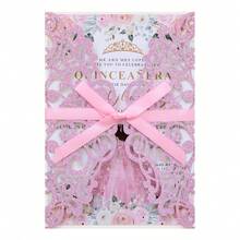 Bộ 10 thiệp mời cưới lấp lánh (bao gồm 10 bìa, 10 thiệp trắng bên trong và 10 nơ) - Thiệp chúc mừng phù hợp cho nhiều dịp và chủ đề khác nhau như đám cưới, tiệc tùng, lễ hội, lễ nghỉ hưu, tiệc đính hôn, sinh nhật và tiệc chiêu đãi doanh nghiệp. - Nhiều kiểu dáng - Xem 5