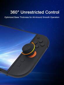适用于 2 (2025) 的 2 个硅胶手柄套 + 8 个摇杆帽套装，防摔、防滑、防刮、防汗，提升游戏体验 - 查看 10