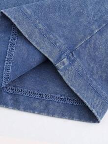 Vintage Vintage Style, Tito's Vodka Enthusiast, Leopard Print Elements, SHOW ME YOU TITOS Humorous Text Memes, Washed Double-Sided Printed Vintage T-Shirt..…. Retro Loose T-Shirt, Men's Casual Style T-Shirt, Machine Washable And Washable Old T-Shirt; Cool Design Pattern T-Shirt, Durable And Comfortable Fabric, Street Fashion Sense, A Must-Have For Street Style Enthusiasts, Top-Level Sportswear, Suitable For Daily Commuting, Dating, Leisure Matching, Suitable For Holiday Gift Giving, The First Choice For Gift Giving. - Royal Blue - View 4