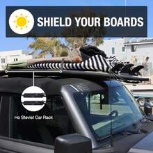 Ho Stevie! Funda protectora ligera para tabla de surf elige tamaño y color - Azul y gris - Ver 4