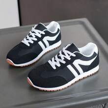 轻便透气，防滑橡胶鞋底，四季皆宜的休闲运动鞋，复古德式运动鞋风格，通勤友好且用途广泛 - 黑色 - 查看 10