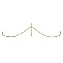 1pc Elegant Gold 14G Belly Button Ring, Butterfly Flower Heart Dangle Cubic Zirconia Navel Ring For Women Belly Button Piercing Jewelry And Waist Chains Fashion Accessories Suitable For Party, Festival Beach Vacation - Gold - View 11