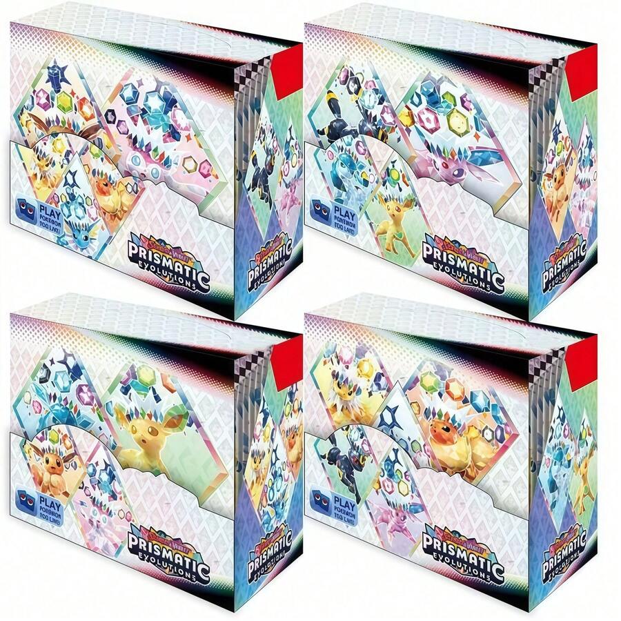 36 paquetes de Colección de Tarjetas Raras, Serie Prism, Incluye Tarjetas Animadas con Lámina Dorada, Tarjetas de Coleccionista, Tarjetas de Coleccionista Monstruo de Préstamo de Arquitectura con Lámina, Tarjetas de Coleccionista, Gris - Multicolor - Ver 1