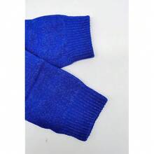 Women Toe Separator Socks Toeless Foot Alignment Socks For Yoga GYM Massage Pain Relief Improves Circulation Stretchy - Blue - View 7