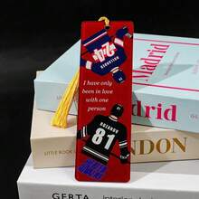 1pc "Ice Showdown" Themed Acrylic Bookmark - Ice Hockey CP Elements + Novel Reading Tag, Ideal For Sports BL Readers, Preferred Fans Merchandise - Multicolor - View 12