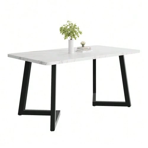 Dining Tables - White+Black - View 1