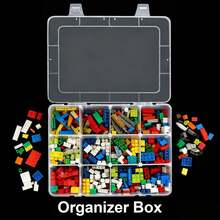 Clear Plastic Storage Organizer Box With 12 Adjustable Removable Dividers For Jewelry Beads Earrings Crafts Small Parts Fishing Hooks And Diy Accessories - 12 Girds Fully Removable - View 5