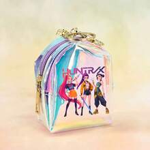 Hasbro Móc khóa ba lô mini Pamveon K-POP Witch Girl Group, ví đựng tiền xu in hình nhân vật hologram có khóa kéo, túi nhỏ xinh đựng tai nghe, tiền xu, quà tặng cho người hâm mộ. - Nhiều màu - Xem 3