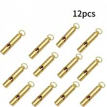 12/8/2/1pcs Dog Whistle, Dog Training Equipment, Outdoor Survival Whistle - Yellow - View 12