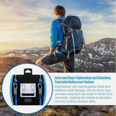 Roperoller - Cord And Rope Tightening And Cinching Tool With Rollercam Techno US