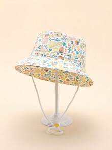 Cartoon Kids Bucket Hat, Lightweight Dopamine Color Series Bucket Hat, Large Brim Sun Protection Hat For Boys And Girls, Spring/Summer - Multicolor - View 7