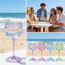 2/4pcs Macaron Color Party Wine Glasses, Suitable For Wine, Champagne, Sparkling Wine, Applicable For Parties, Birthdays, Weddings - View 8