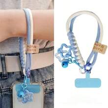 这款透明气垫手机壳配有一条蓝色星星挂绳，兼容 17/17 Pro/17 Air/16/16 Pro/17 PM/13/14/15/7G/8G/7 Plus。这款手机壳采用抗冲击设计，具有出色的抗震性能。 - 無色 - 查看 2