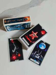 1pc SKELETON TAROT Skull Tarot Cards, Party Supplies & Board Game - Multicolor - View 6