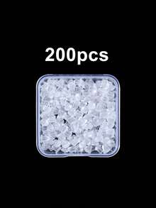 100/200/500个装耳钉后塞，柔软透明安全耳钉后塞，耳钉耳钩/耳环专用垫片/止动器/离合器塞替换件，无刺激性柔软透明耳钉后塞 - Earring Backs - 查看 13