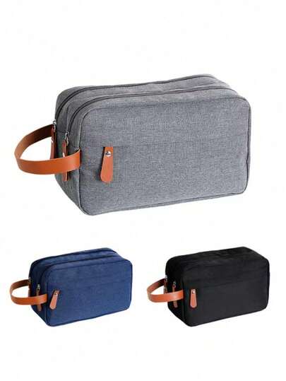 1 Túi đựng đồ vệ sinh cá nhân cao cấp khi đi du lịch, túi đựng mỹ phẩm có ngăn chứa đồ lớn, túi xách chống thấm nước cho chuyến công tác, phù hợp cho cả nam và nữ.