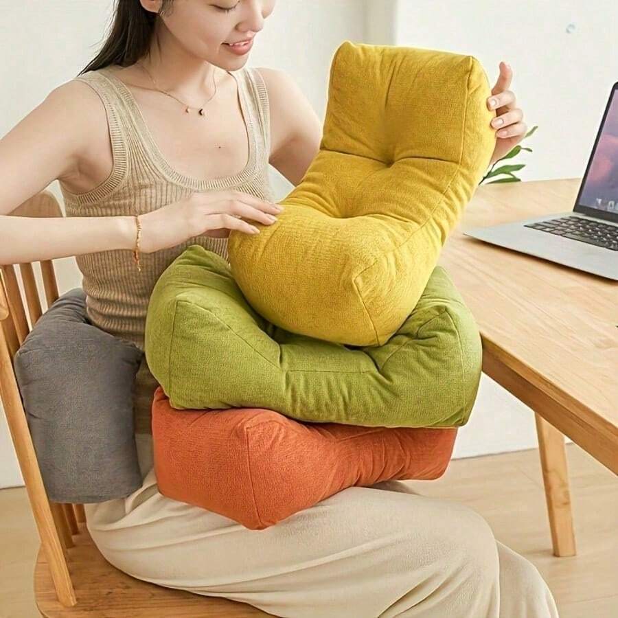 1 chiếc đệm tựa lưng đa năng bằng vải nhung, thích hợp cho văn phòng, ngủ trưa, lớp học sinh, gối tựa lưng ghế, thích hợp cho sử dụng hàng ngày tại nhà, đệm thiền, túi đậu, sử dụng trong văn phòng. Cũng có thể dùng làm quà tặng cho Ngày Hải quân, sinh nhật, Ngày Valentine. - A - Xem 1