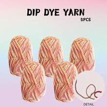 Acrylic Gradient Color Blended Yarn, Suitable For Crochet, Knitting Sweaters, Scarves, Hats And Other DIY Handmade Projects - Variegated Yarn - View 11