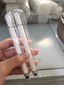 2支装电容式触控笔，双笔尖，适用于智能手机、平板电脑，可用于书写和绘画 - 彩色 - 查看 8