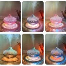 1pc New Crystal Sports USB Humidifier & Aroma Diffuser, 300ml Capacity Suitable For Multiple Scenarios, Crystal Crack Humidifier With Colorful Ambient Light, Quiet Nano Mist Skin Hydrating Device, Battery-Free, USB Powered - Various - View 4
