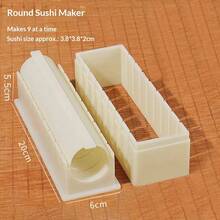 3pcs Sushi Mold Tool Set, Nori Seaweed Rice Ball Mold, Sushi Roll Making Kit - View 5