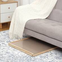 Mesa de rompecabezas portátil de madera de pino con cuatro cajones, 30 x 22 pulgadas. - / - Ver 7