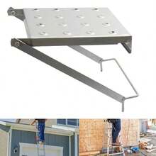 150KG Folding Ladder Stair Step Work Bench Standing Platform Ladder Work Shelf - C - View 7