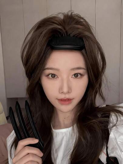 蓬松发夹、卷发夹、女士卷发夹、Y2K风格卷发饰品、旅行必备发饰、送给女孩的可爱礼物、女士时尚配饰、秋冬美发工具、多功能配饰、日常配饰