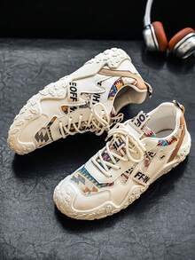 Giày đế bằng dệt kim, giày thể thao đôi đa năng, giày thể thao thoải mái, thoáng khí (Chữ cái ngẫu nhiên) - Mika - Xem 9