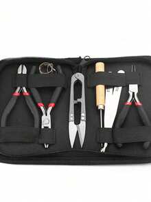 Bộ dụng cụ làm trang sức DIY 8 món, bộ kìm mini bao gồm kìm mũi tròn, kìm mũi nhọn và kìm cắt, dụng cụ sửa chữa thủ công để làm vòng tay và bông tai. - Nhiều màu - Xem 3