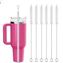 Cọ vệ sinh ống hút tái sử dụng cho cốc 40/30/20oz, phù hợp với ống có đường kính 12mm, cũng có thể dùng cho bình nước và các vật dụng hình ống khác. - Nhiều màu - Xem 1